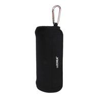 co2CREA(TM) Black PU Leather Case Travel Carry Bag Protective Skin Motor Bike Bicycle Mount Carabiner Clip For... N2
