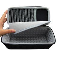 co2CREA(TM) Black PU Leather Case Travel Carry Bag Protective Skin Motor Bike Bicycle Mount Carabiner Clip For... N15