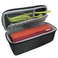 co2CREA(TM) Black PU Leather Case Travel Carry Bag Protective Skin Motor Bike Bicycle Mount Carabiner Clip For... N17