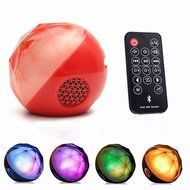 Bluetooth Speakers,ELEGIANT Hi-Fi Portable Wireless Stereo Speaker with Remote Control,LED Color Changing Ball... N13