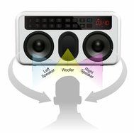 Rolton E500 Portable Stereo Bluetooth Speakers FM Radio Clear Bass Dual Track Speaker TF Card / USB Disk Music... N6