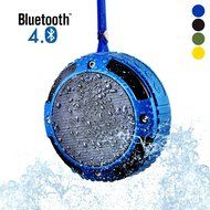 Waterproof Bluetooth Speaker, Alpatronix AX320 Ultra-Portable Wireless Shockproof Speaker with Built-in Mic, Passive...