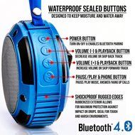 Waterproof Bluetooth Speaker, Alpatronix AX320 Ultra-Portable Wireless Shockproof Speaker with Built-in Mic, Passive... N6