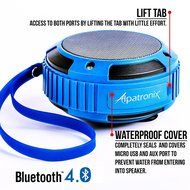 Waterproof Bluetooth Speaker, Alpatronix AX320 Ultra-Portable Wireless Shockproof Speaker with Built-in Mic, Passive... N8