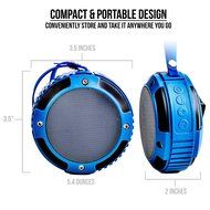 Waterproof Bluetooth Speaker, Alpatronix AX320 Ultra-Portable Wireless Shockproof Speaker with Built-in Mic, Passive... N9