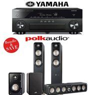 Polk Audio Signature S55 5.0 Home Theater System with Yamaha AVENTAGE RX-A860BL 7.2-Ch Network AV Receiver
