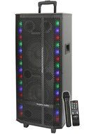 Dolphin SP-113BT Bluetooth 2100W Karaoke Party Speaker System with Wireless Microphone, LED Lights, SD/USB MP3...