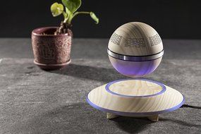 Levitating Bluetooth Speaker - Floating Wireless Speaker - SciFi Speaker by Wasserstein (Black) N11