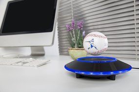 Levitating Bluetooth Speaker - Floating Wireless Speaker - SciFi Speaker by Wasserstein (Black) N14