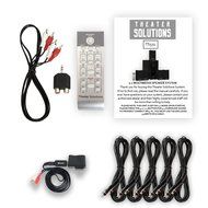 Theater Solutions TS511 Home Theater 5.1 Powered Speaker System with Bluetooth and 5 Extension Cables N2