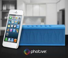 Photive CYREN Portable Wireless Bluetooth Speaker with Built in Speakerphone 8 hour Rechargeable Battery (Black) N6