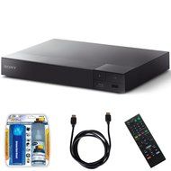 Sony BDP-S3700 Streaming Blu-ray Disc Player with Wi-Fi w/ Cleaning Kit and HDMI Cable Bundle N16
