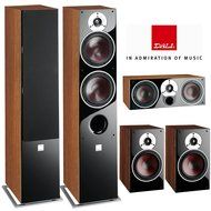 Dali 5-Piece Speaker System with Zensor 7, Zensor 3, and Zensor Vokal in Light Walnut