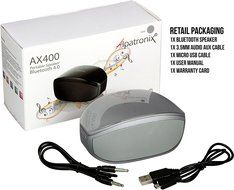 Bluetooth Speaker, Alpatronix AX400 Portable Mini Wireless Stereo Speaker with 6W Loud Volume, Subwoofer, Built-in... N16