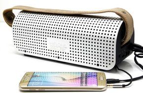 Wireless Bluetooth 4.0 Speaker 8800mAH Power Bank Rechargeable Battery Charger Hi-Fi Aluminum NFC TF Card AUX-in...