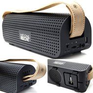 Wireless Bluetooth 4.0 Speaker 8800mAH Power Bank Rechargeable Battery Charger Hi-Fi Aluminum NFC TF Card AUX-in... N19