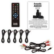 Acoustic Audio AA5150 Home Theater 5.1 Speaker System with FM Tuner and 5 Extension Cables N4
