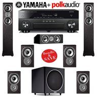 Polk Audio TSi 300 7.1 Home Theater System with Yamaha AVENTAGE RX-A860BL 7.2-Ch Network AV Receiver