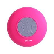 Ecandy Bluetooth Shower Speaker, Water Resistant, Hands Free Portable Speakerphone with Mic, Control Buttons and...