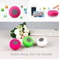 Ecandy Bluetooth Shower Speaker, Water Resistant, Hands Free Portable Speakerphone with Mic, Control Buttons and... N5
