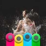 Ecandy Bluetooth Shower Speaker, Water Resistant, Hands Free Portable Speakerphone with Mic, Control Buttons and... N7