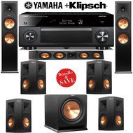 Klipsch RP-280F 7.1 Reference Premiere Home Theater System with Yamaha RX-A2060BL 9.2-Ch Network A/V Receiver