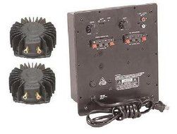 Home Theater Bass Shaker System for Two Seats- Two Aura Pro bass shakers with subwoofer amplifier
