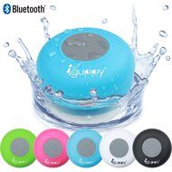 Guppy&reg; Water Resistant Bluetooth Shower Speaker - Wireless Portable Audio, New 2015 Model - Kid-friendly, Built-in... N10