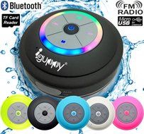 Guppy&reg; Water Resistant Bluetooth Shower Speaker - Wireless Portable Audio, New 2015 Model - Kid-friendly, Built-in... N23