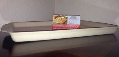 Stone Baking Pan Stoneware for Chef Cook Large Cookie by Haeger Bar Sheet Bake N3