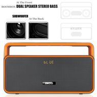 Bluetooth Stereo Speakers Portable, LNKOO Classic Sound Cannon Wireless Powerful Sound with Enhanced Bass Surround... N16