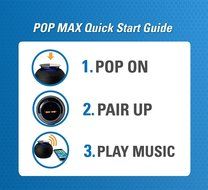 Wireless Bluetooth Speaker- BLKBOX POP360 Hands Free Bluetooth Speaker - for iPhones, iPads, Androids, Samsung... N10