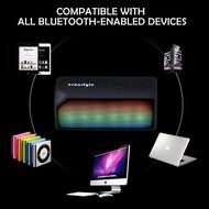 Esonstyle Mini Wireless Bluetooth Speaker with Color Changing LED Lights,Built-in Mic, AUX ,TF Audio, FM Radio... N6