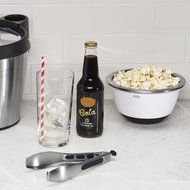 OXO Good Grips 3-Piece Stainless-Steel Mixing Bowl Set, White