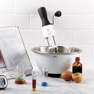 OXO Good Grips 3-Piece Stainless-Steel Mixing Bowl Set, White N3