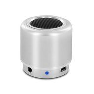 Mini-BOOM Wireless Bluetooth Speaker with Rechargeable Battery (Silver) N4