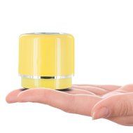 Mini-BOOM Wireless Bluetooth Speaker with Rechargeable Battery (Silver) N7