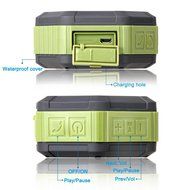Bluetooth Speakers, Besteker Portable Wireless Speakers IP67 Waterproof NFC Pairing Function 2-in-1 USB Cable... N2