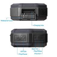 Bluetooth Speakers, Besteker Portable Wireless Speakers IP67 Waterproof NFC Pairing Function 2-in-1 USB Cable... N11