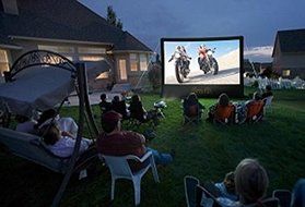 CineBox Home 16' x 9' Backyard Theater Projection System
