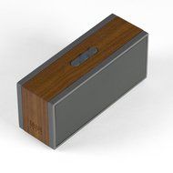 Grain Audio PWS.01 Packable Encased Bluetooth Wireless Speaker System with 8 Hour Rechargeable Battery (Walnut) N2