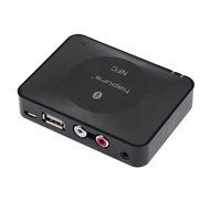 Hapurs Bluetooth Music Receiver, NFC-enabled Bluetooth Audio Receiver Adapter for Home Stereo Sound System, Wireless... N3
