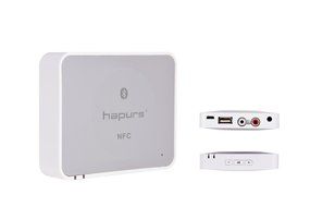 Hapurs Bluetooth Music Receiver, NFC-enabled Bluetooth Audio Receiver Adapter for Home Stereo Sound System, Wireless... N9