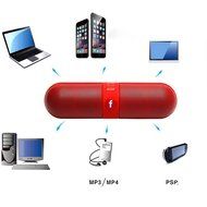 Bluetooth Speakers,Portable Wireless Speaker Build-in Microphone Pill Speaker N9