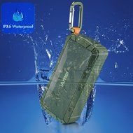 Bluetooth Speaker, iAmer Waterproof IPX6 Outdoor Sports Wireless Portable Speaker with 2 x 5W Drivers Enhanced... N2