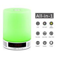 Volare-HK Dimmable Touch Control LED Night Lights with Bluetooth 4.0 Speaker N2