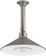 KOHLER K-99105-E-BN MOXIE 2.0 GPM Rainhead with Wireless Speaker, Vibrant Brushed Nickel