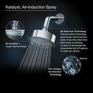 KOHLER K-99105-E-BN MOXIE 2.0 GPM Rainhead with Wireless Speaker, Vibrant Brushed Nickel N10