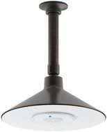 KOHLER K-99105-E-BN MOXIE 2.0 GPM Rainhead with Wireless Speaker, Vibrant Brushed Nickel N13