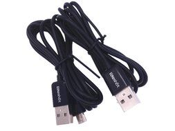 Sunshot 4.9 Feet (1.5M) 3.5MM Universal Male to Male Stereo Audio Cable - Step Down Design Black N8